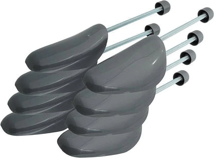 1x - 10x PAIRS OF SHOE TREE TREES MAINTAIN SHAPE SHOES FOOTWEAR PLASTIC GREY UK
