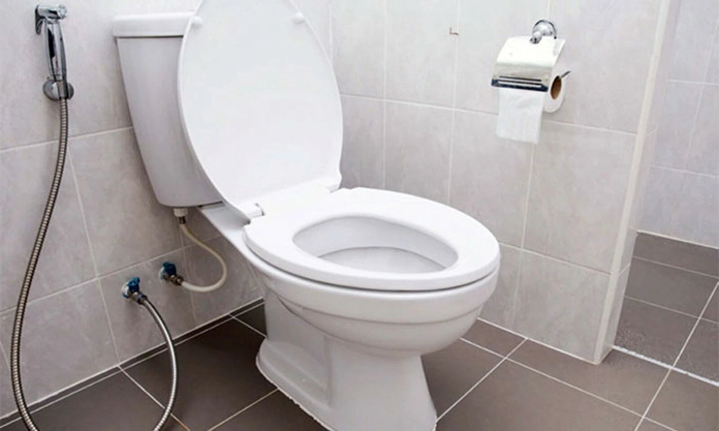 Kikzi® SOFT CLOSE TOILET SEAT LUXURY OVAL WITH METAL FIXING HINGES QUICK RELEASE