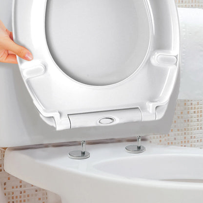 Kikzi® SOFT CLOSE TOILET SEAT LUXURY OVAL WITH METAL FIXING HINGES QUICK RELEASE
