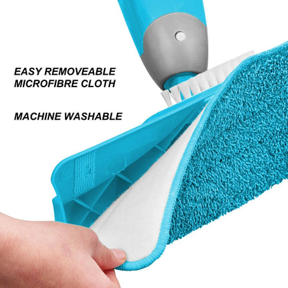 700Ml Spray Mop Microfibre Water Spraying Floor Cleaner Kitchen Tiles Marble UK
