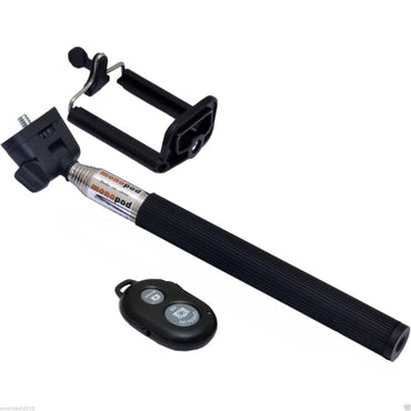 1X 2X 5X TELESCOPIC SELFIE STICK MONOPOD BLUETOOTH SHUTTER REMOTE MOBILE HOLDER