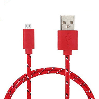 STRONG BRAIDED MICRO USB CABLE DATA CABLE FOR SAMSUNG GALAXY S1 S2 S3 S4 S5 S6