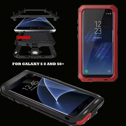 METAL ALUMINIUM GORILLA SHOCK WATERPROOF CASE COVER FOR SAMSUNG GALAXY S8 & PLUS