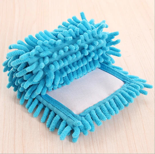 EXTENDABLE MICROFIBRE MOP SWEEPER CLEANER WOODEN LAMINATE TILE FLOOR WET DRY UK