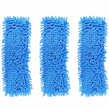 EXTENDABLE MICROFIBRE MOP SWEEPER CLEANER WOODEN LAMINATE TILE FLOOR WET DRY UK