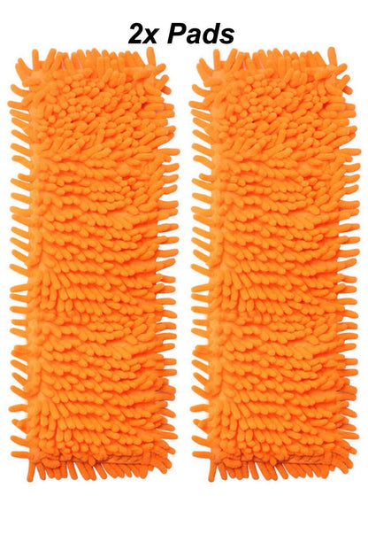 EXTENDABLE MICROFIBRE MOP SWEEPER CLEANER WOODEN LAMINATE TILE FLOOR WET DRY UK