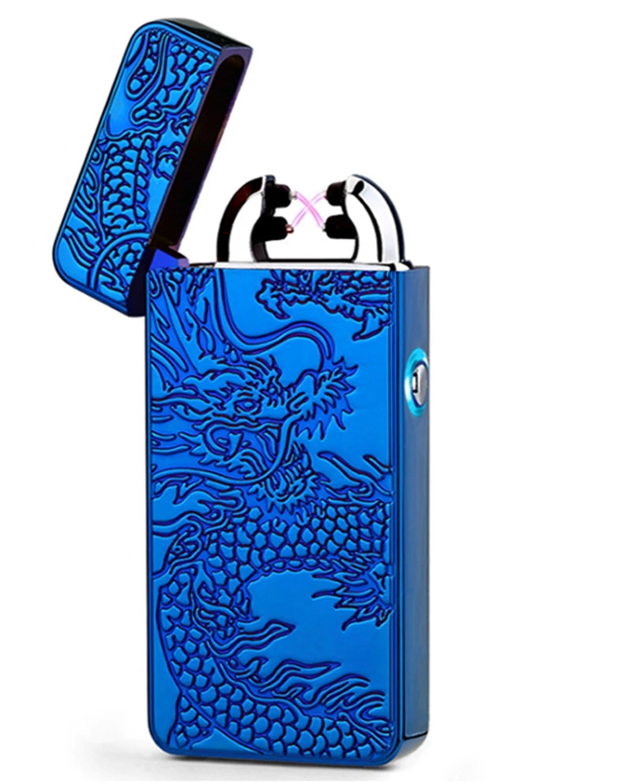 USB RECHARGEABLE DOUBLE ARC FLAMELESS ELECTRIC PLASMA LIGHTER CE CERTIFIED UK