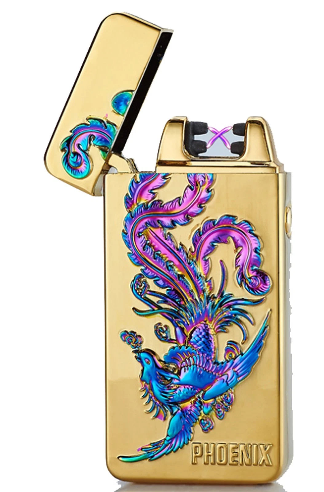 USB RECHARGEABLE DOUBLE ARC FLAMELESS ELECTRIC PLASMA LIGHTER CE CERTIFIED UK