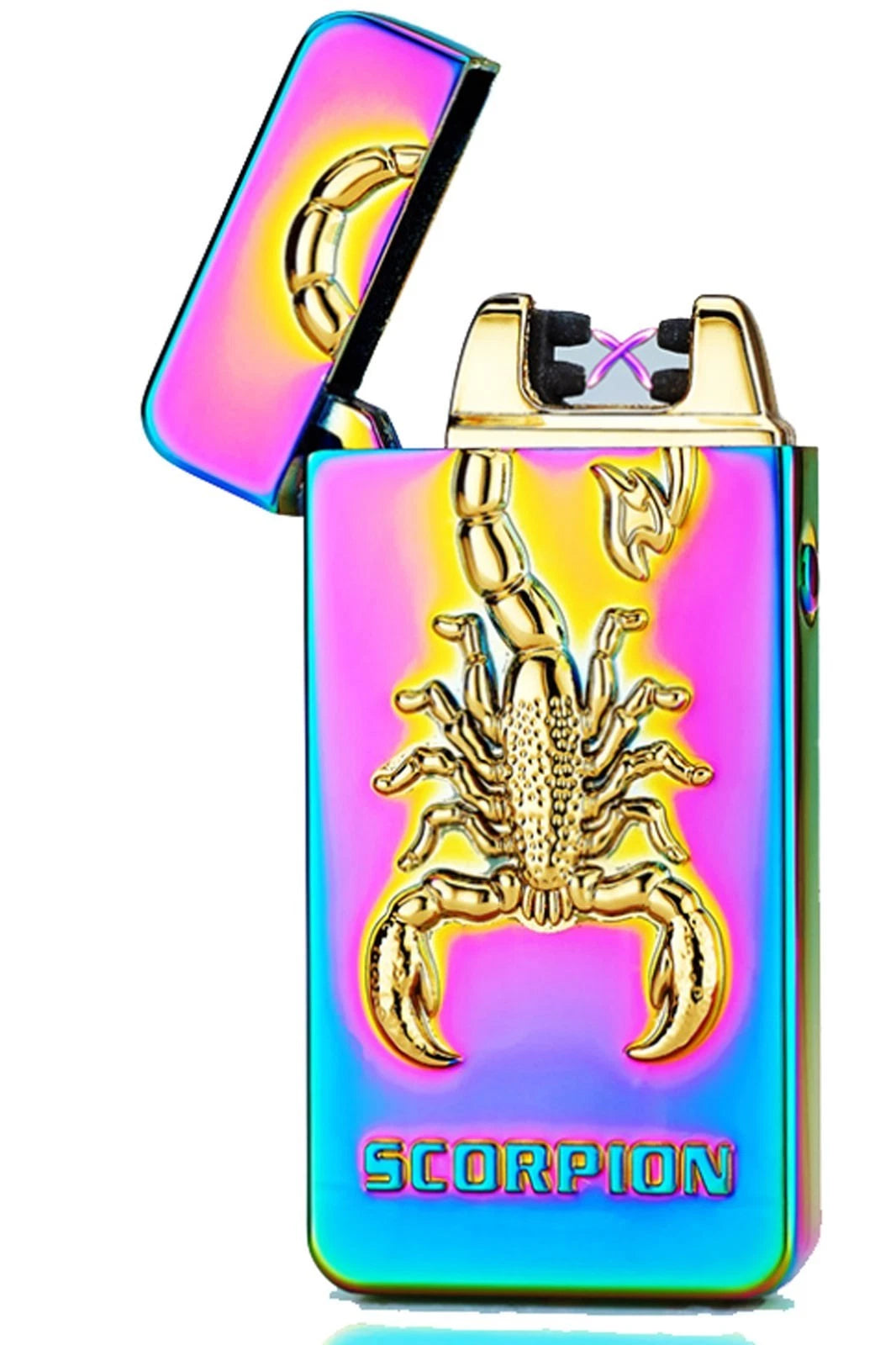 USB RECHARGEABLE DOUBLE ARC FLAMELESS ELECTRIC PLASMA LIGHTER CE CERTIFIED UK