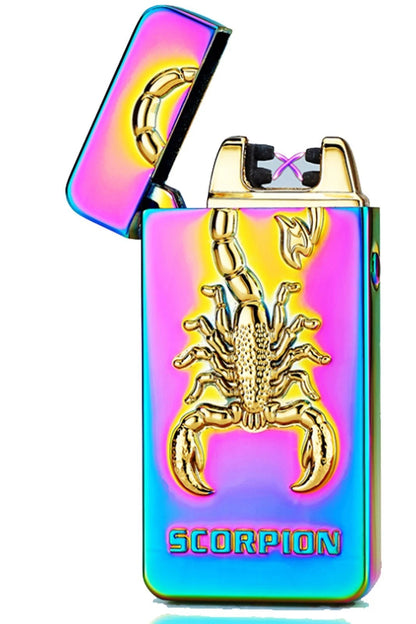 USB RECHARGEABLE DOUBLE ARC FLAMELESS ELECTRIC PLASMA LIGHTER CE CERTIFIED UK