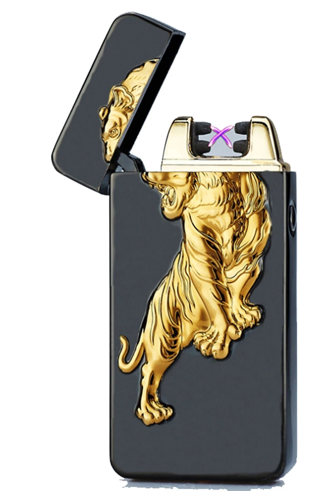 USB RECHARGEABLE DOUBLE ARC FLAMELESS ELECTRIC PLASMA LIGHTER CE CERTIFIED UK