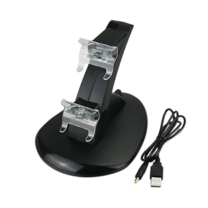 DUAL USB CHARGER DOCKING STATION CHARGING STAND FOR XBOX ONE S CONTROLLER