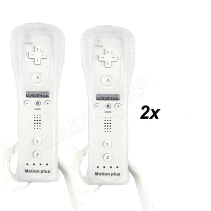 2x MOTION PLUS REMOTE CONTROLLER 2x NUNCHUCK & DOCKING STATION BUNDLE FOR WII U