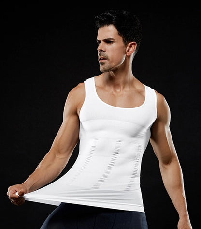 Men Slim Shaper Body Vest Chest Belly Waist For Man Boobs Moobs Compression Hot
