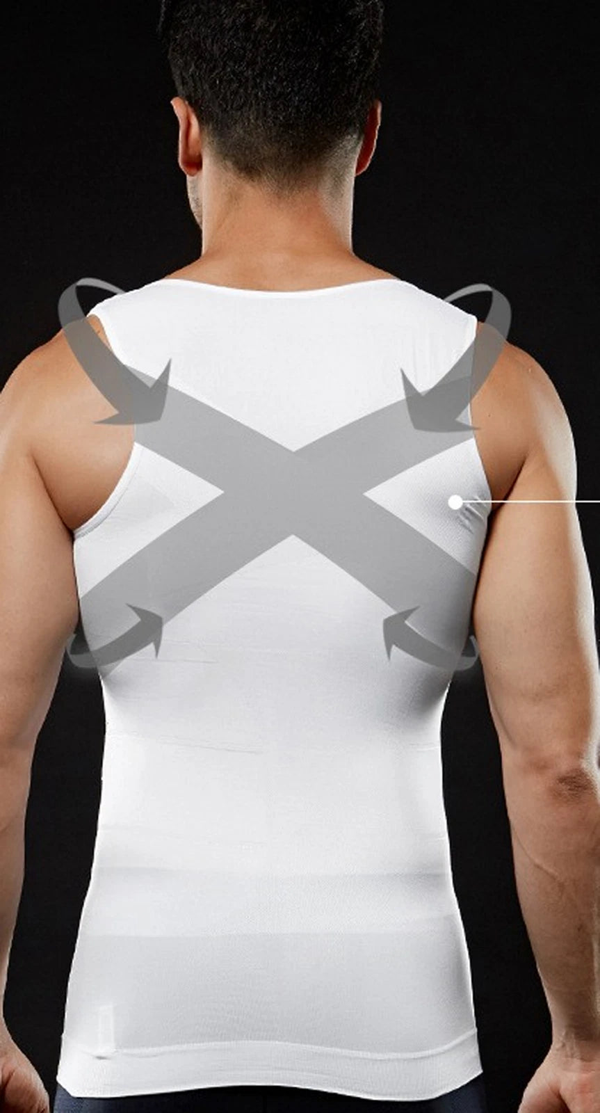 Men Slim Shaper Body Vest Chest Belly Waist For Man Boobs Moobs Compression Hot