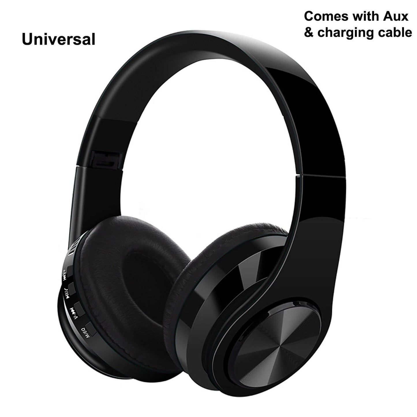 BLUETOOTH WIRELESS HEADPHONES HEADSET FOR SPORTS GYM STEREO WITH MIC UK