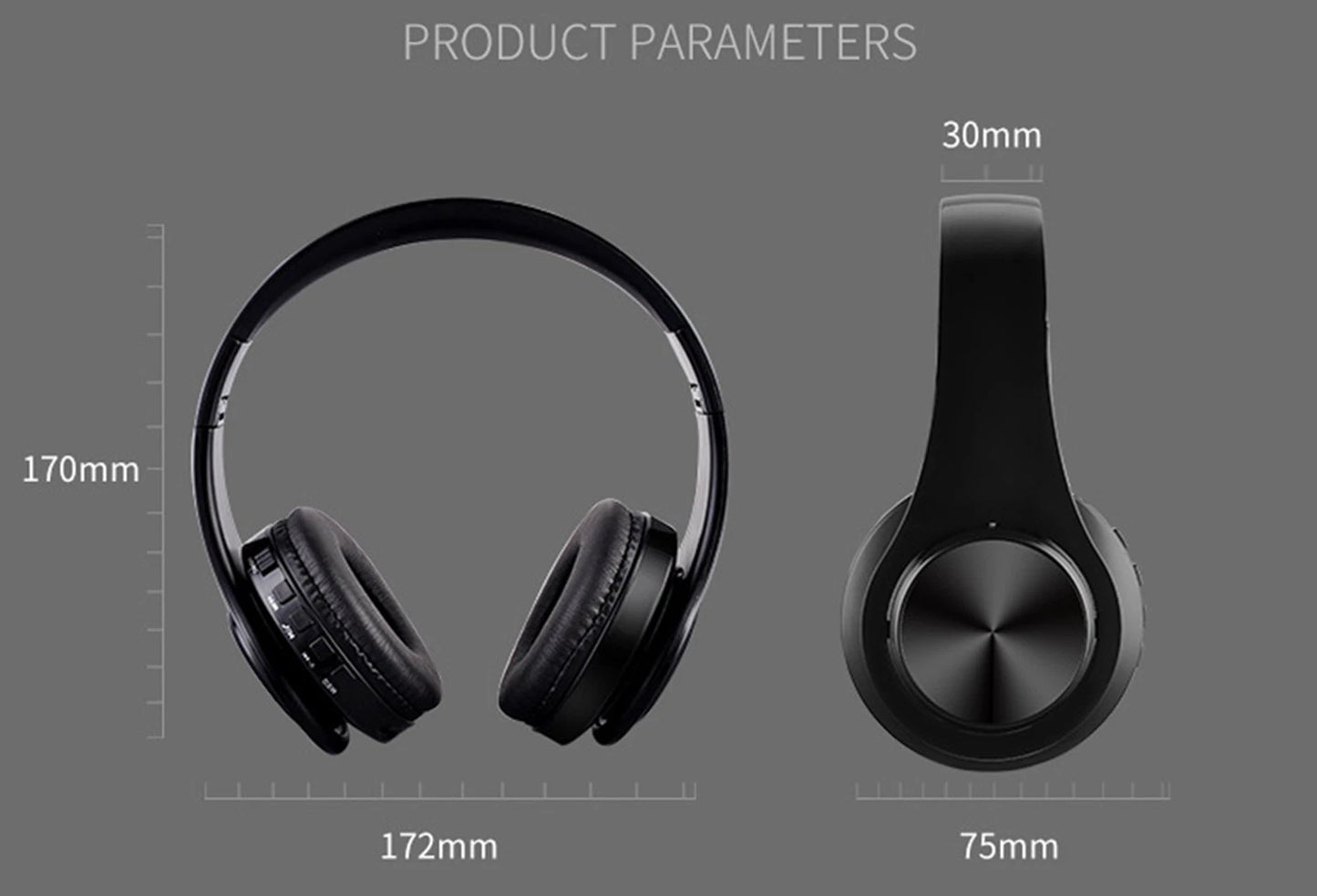 BLUETOOTH WIRELESS HEADPHONES HEADSET FOR SPORTS GYM STEREO WITH MIC UK