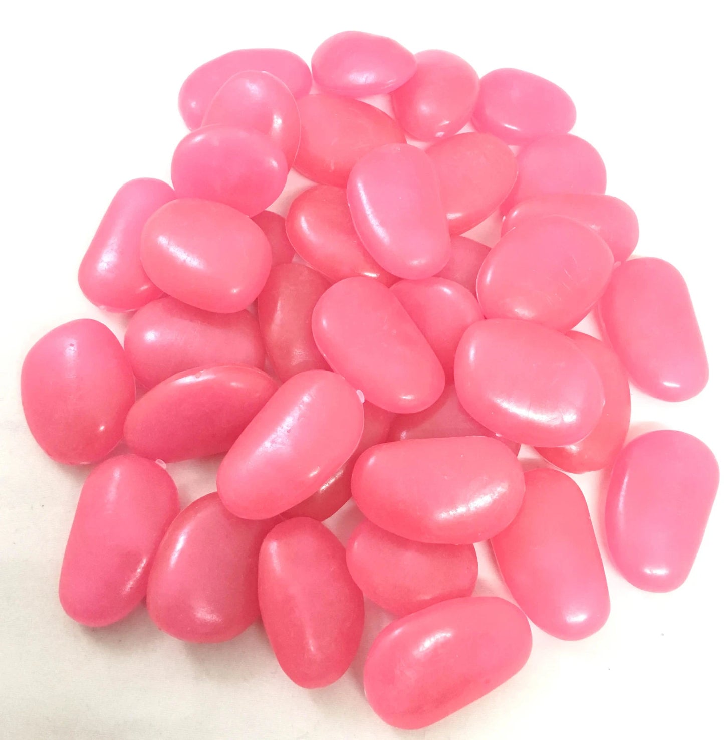 BIG SIZE GLOW IN DARK GRAVEL PEBBLE STONE FOR GARDEN FISHTANK PATHWAY DECORATION