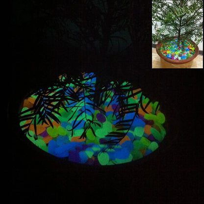 BIG SIZE GLOW IN DARK GRAVEL PEBBLE STONE FOR GARDEN FISHTANK PATHWAY DECORATION