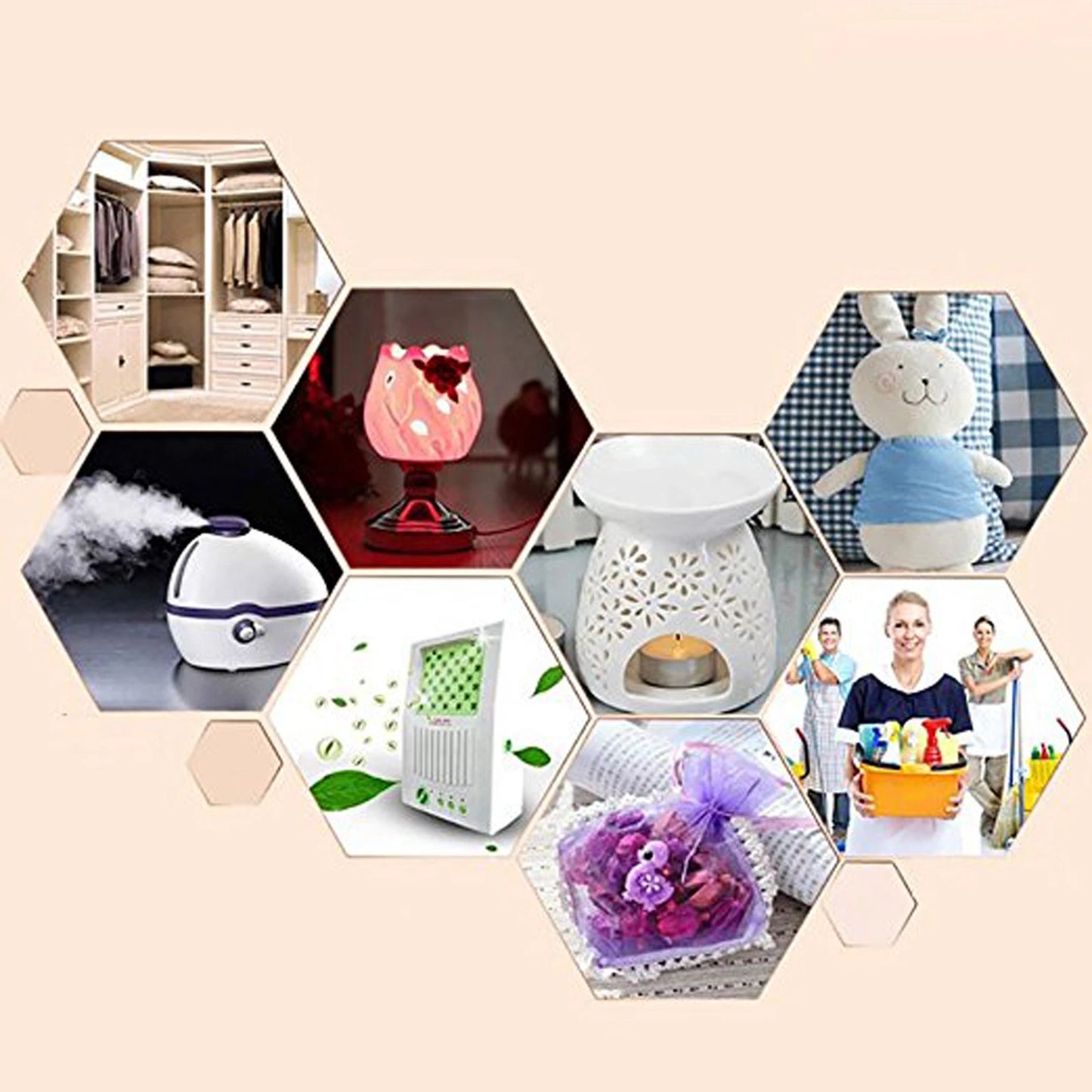 36PCS Essential Oil Scent Aromatherapy Therapeutic Freshener Air Diffuser Refill