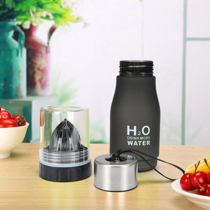 WATER BOTTLE WITH FRUIT INFUSER INFUZER FOR GYM SPORTS BIKE RUNNING CAMP UK