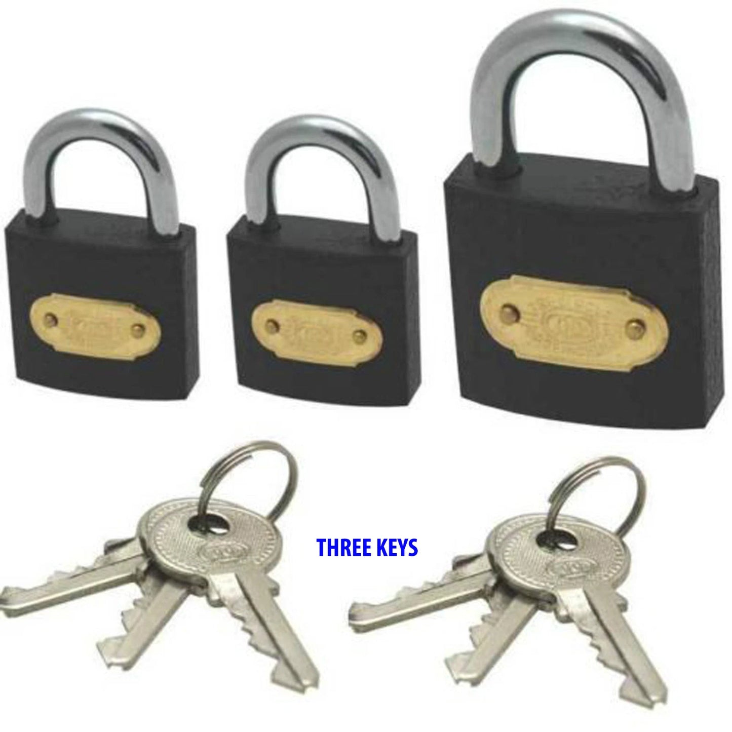 BOXED WATERPROOF HEAVY DUTY HIGH QUALITY METAL SECURITY PADLOCK INDOOR/OUTDOOR