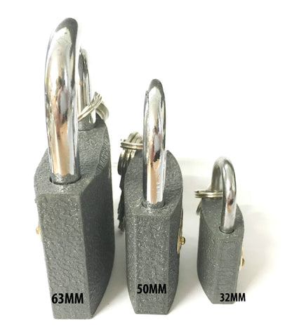 BOXED WATERPROOF HEAVY DUTY HIGH QUALITY METAL SECURITY PADLOCK INDOOR/OUTDOOR