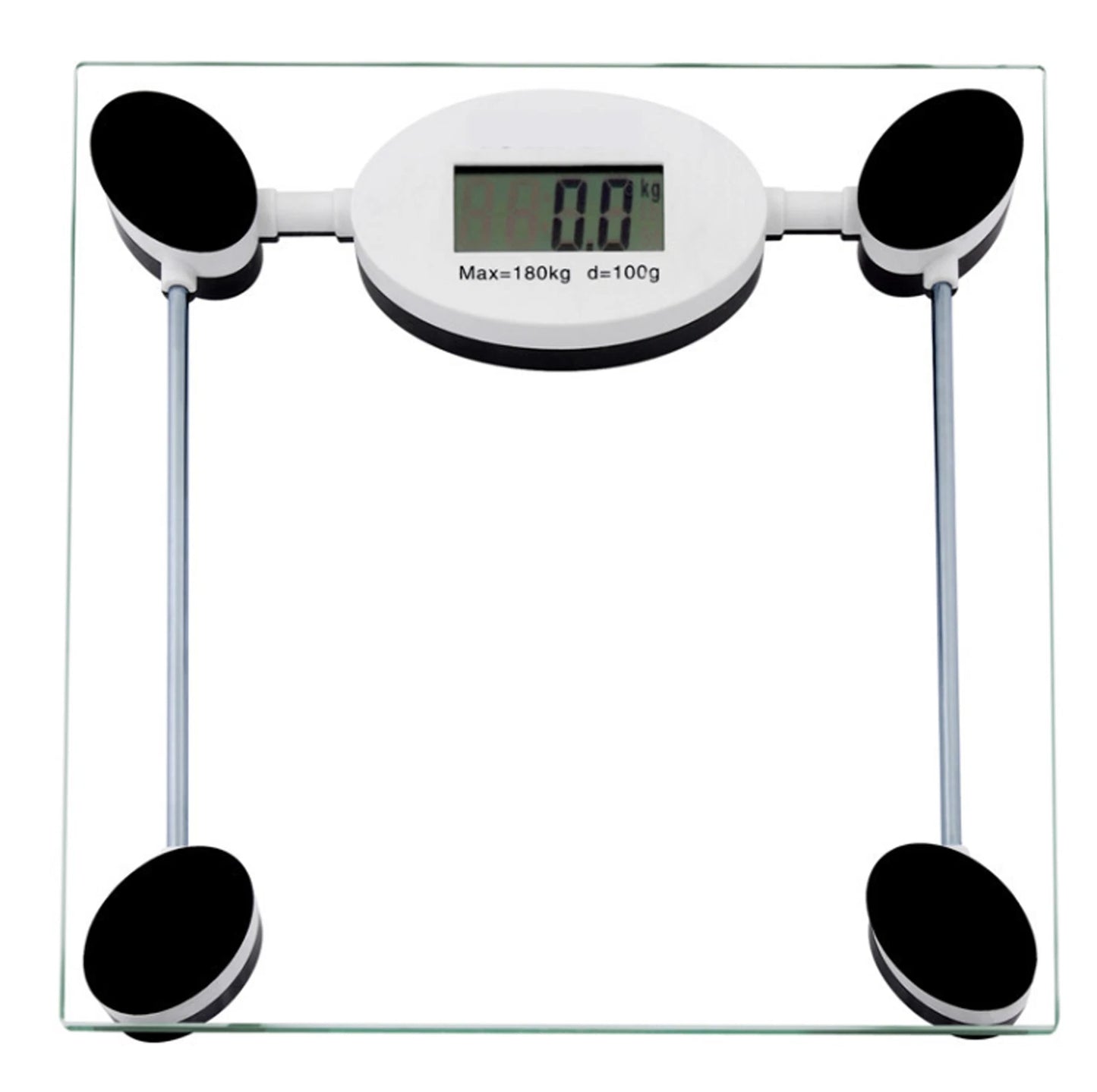 180KG BODY WEIGHT SCALE SCALES ELECTRONIC DIGITAL LCD GLASS WEIGHING BATHROOM