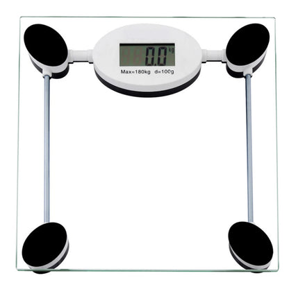 180KG BODY WEIGHT SCALE SCALES ELECTRONIC DIGITAL LCD GLASS WEIGHING BATHROOM