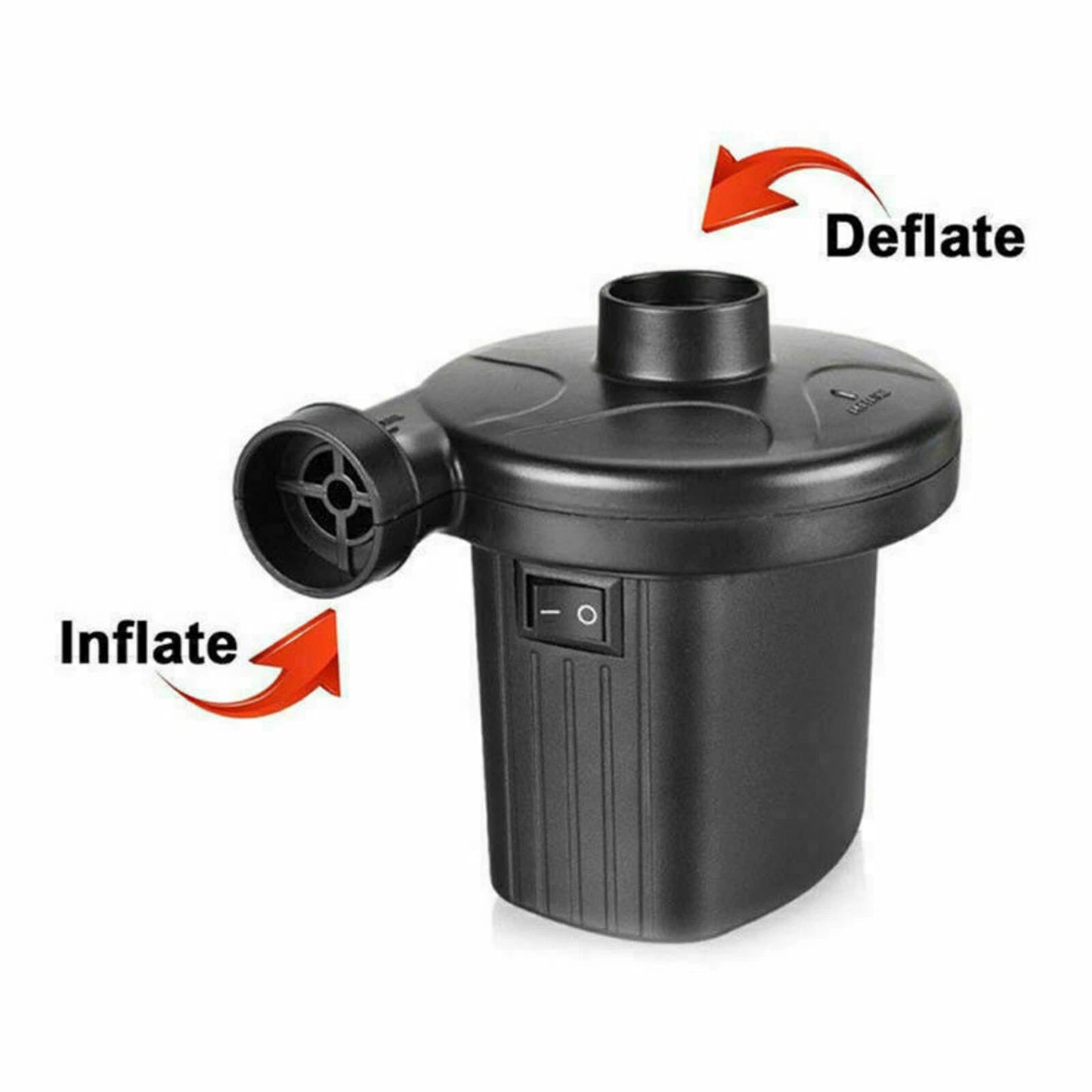Electric Air Pump  2 in 1  Inflator Pool Camping Bed Mattress Boat 12V 240V Car