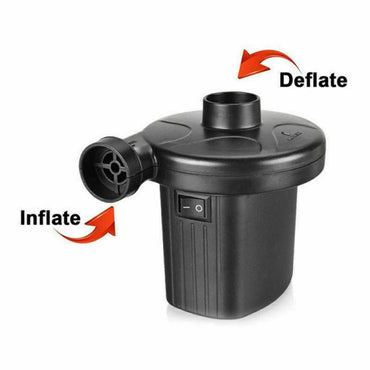 Electric Air Pump  2 in 1  Inflator Pool Camping Bed Mattress Boat 12V 240V Car