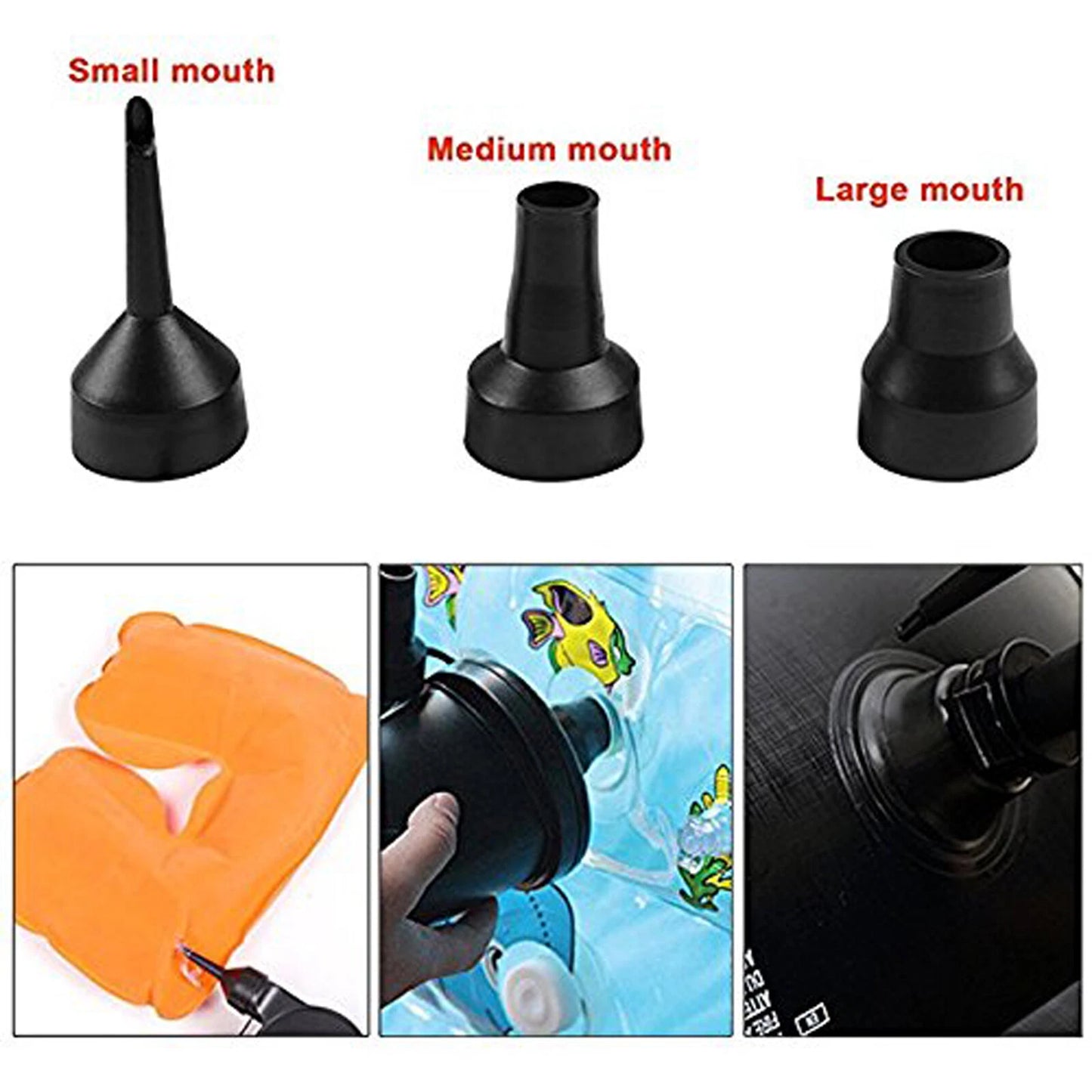 Electric Air Pump  2 in 1  Inflator Pool Camping Bed Mattress Boat 12V 240V Car