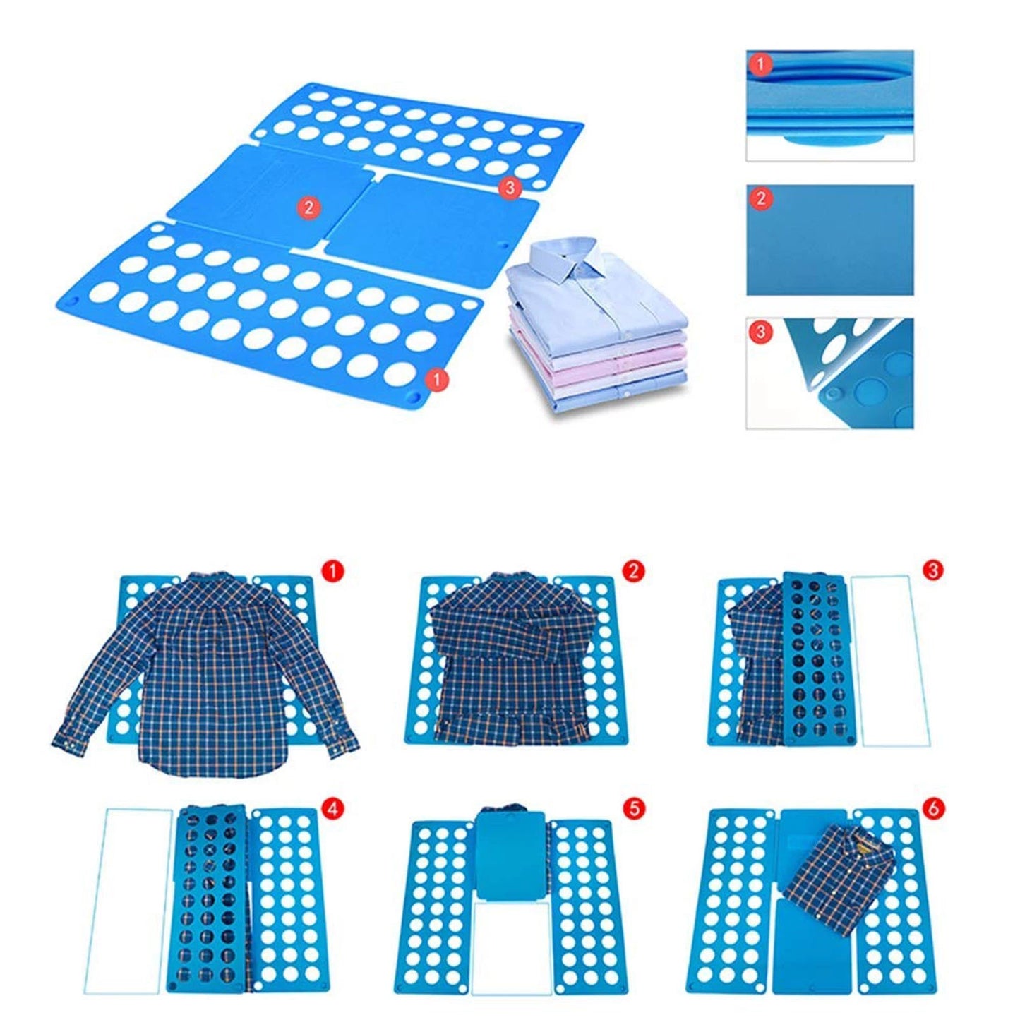 ADULT MAGIC CLOTHES FOLDER ORGANISER T SHIRT JUMPER EASY FOLD LAUNDRY 100% ADULT