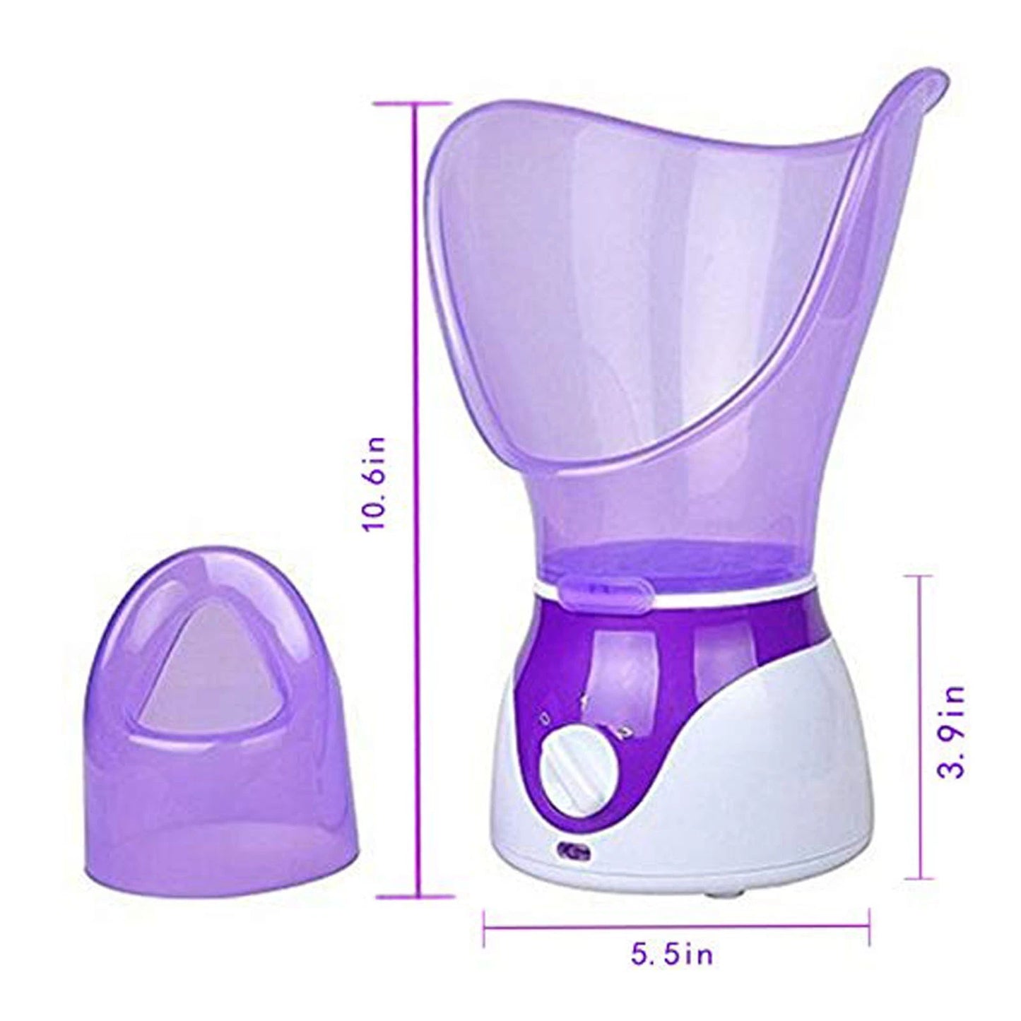 PURPLE FACIAL STEAMER SPA PORES STEAM SPRAYER SAUNA SKIN MIST CLEAN BEAUTY FACE