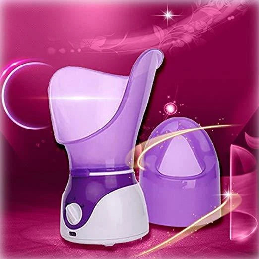 PURPLE FACIAL STEAMER SPA PORES STEAM SPRAYER SAUNA SKIN MIST CLEAN BEAUTY FACE