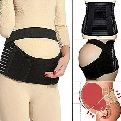 PREGNANCY MATERNITY BELT LUMBAR BACK SUPPORT WAIST BAND BELLY BUMP BRACE STRAP