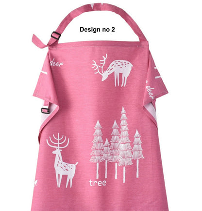 Mum Breastfeeding Nursing Apron Cover Up Baby Poncho Shawl Udder Blanket Cotton