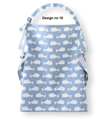 Mum Breastfeeding Nursing Apron Cover Up Baby Poncho Shawl Udder Blanket Cotton