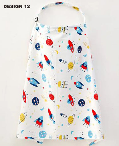 Mum Breastfeeding Nursing Apron Cover Up Baby Poncho Shawl Udder Blanket Cotton