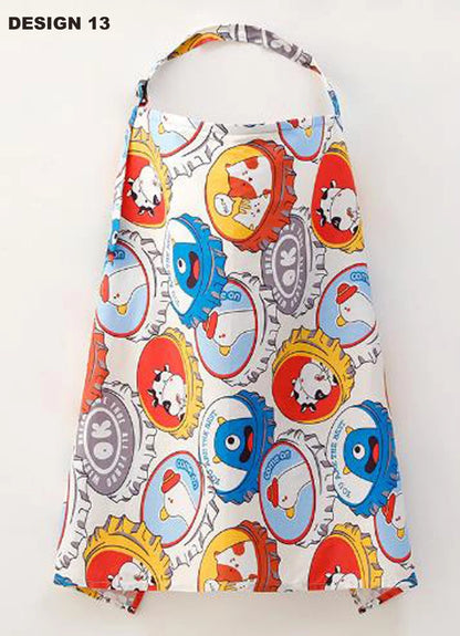 Mum Breastfeeding Nursing Apron Cover Up Baby Poncho Shawl Udder Blanket Cotton