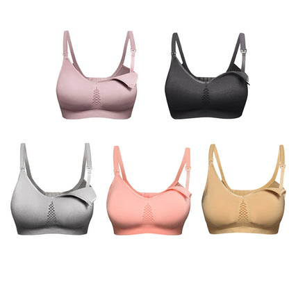 Seamless Maternity Nursing Bra Bralette Pregnancy No Wire Breastfeeding Lingerie