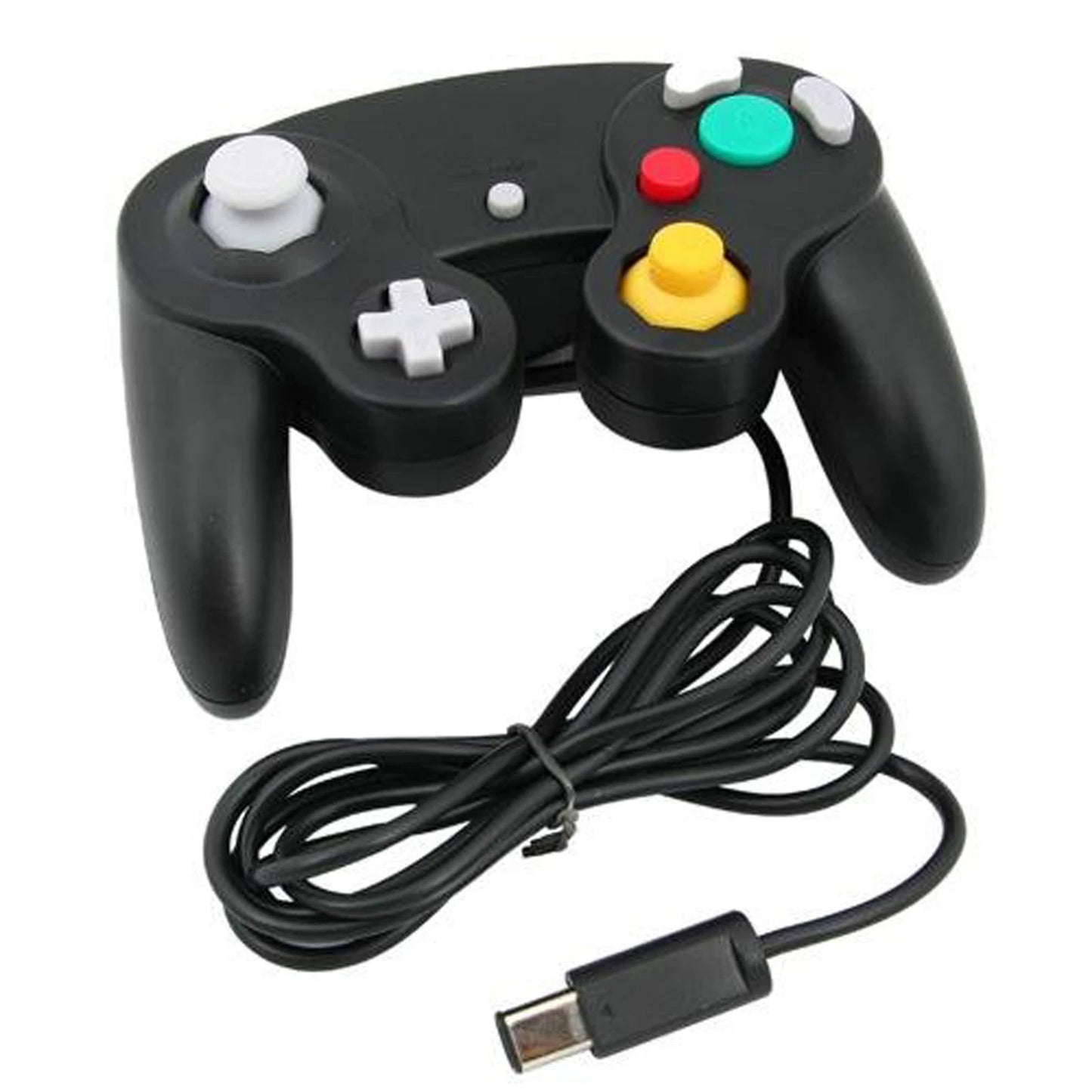 GAMECUBE GC WIRED CLASSIC CONTROLLER JOYPAD GAMEPAD & NINTENDO Wii NEW BLACK