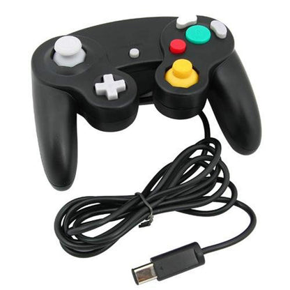 GAMECUBE GC WIRED CLASSIC CONTROLLER JOYPAD GAMEPAD & NINTENDO Wii NEW BLACK