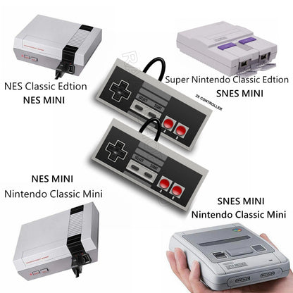 NEW WIRED CLASSIC CONTROLLER FOR NES SNES MINI CLASSIC EDITION 2016 1.8m CABLE