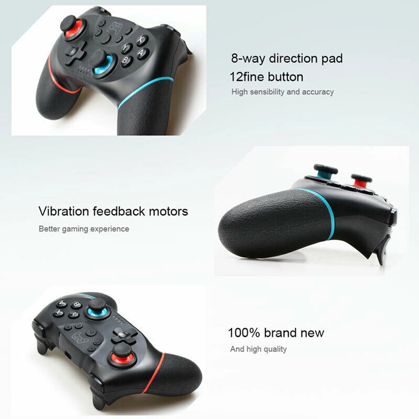 Nintendo Switch Controller Bluetooth Wireless Gamepad Joystick Pro UK Boxed