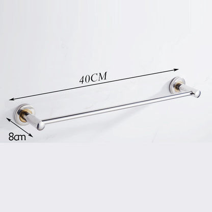 40/50/60cm Single Double Towel Rail Rack Holder Wall Mounted Bathroom Kitchen UK