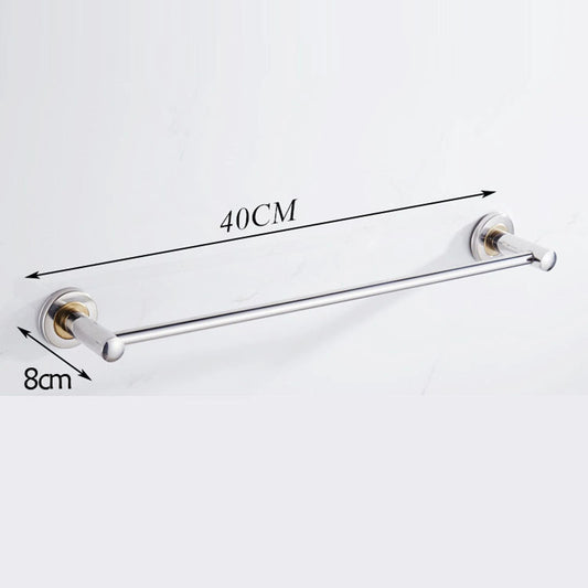40/50/60cm Single Double Towel Rail Rack Holder Wall Mounted Bathroom Kitchen UK