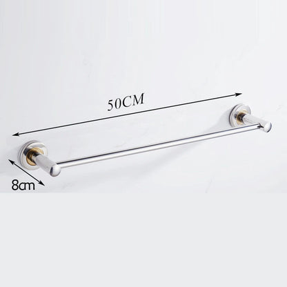 40/50/60cm Single Double Towel Rail Rack Holder Wall Mounted Bathroom Kitchen UK