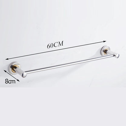 40/50/60cm Single Double Towel Rail Rack Holder Wall Mounted Bathroom Kitchen UK
