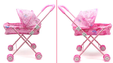 Baby Kids child Dolls Buggy Stroller Jogger Dolls Pram Pushchair Girls Toy UK